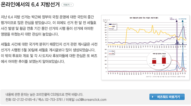 온라인에서의 6.4 지방선거